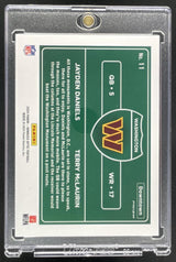 2024 Panini Donruss Optic Downtown Duos #11 Jayden Daniels Terry McLaurin RC SSP