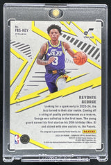2023 Panini Donruss Optic Fast Break Signatures Gold Keyonte George RC Auto /10
