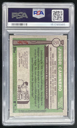 2025 Topps Heritage High Number Real One #ROA-JC Junior Caminero Auto PSA 9