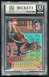 1997-98 Skybox Metal Universe Championship #23 Michael Jordan BGS 7.5
