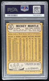 1968 Topps #280 Mickey Mantle PSA 5