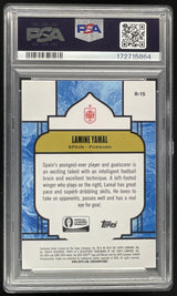 2024 Topps Chrome UEFA EuroLeague Merlin Renaissance #R15 Lamine Yamal PSA 10