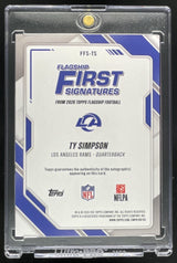 2026 Topps First Signatures Gold Ink #FFS-TS Ty Simpson RC SSP Auto