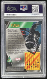 2013 Fleer Retro Marvel -Precious-Metal-Gems-Blue #31 Venom /50 PSA 8