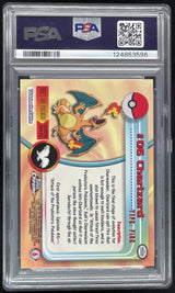 2000 Topps Chrome Pokemon #6 Charizard PSA 9