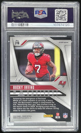 2024 Panini Prizm Black Finite Prizm #316 Bucky Irving RC 1/1 PSA 8