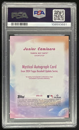 2024 Topps Update Mystical #MYSA-JCA Junior Caminero RC Auto PSA 10