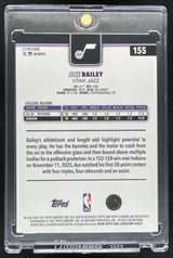 2025-26 Topps Chrome Update Sapphire Gold Refractor #155 Ace Bailey RC /50