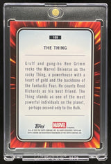 2026 Topps Chrome Marvel Comics Sapphire Black Refractor #109 The Thing /10