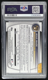 2025 Bowman Chrome Prospect Green Shimmer #CPA-JM Jesus Made RC Auto /99 PSA 9