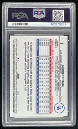 2024 Topps Chrome #1 Shohei Ohtani PSA 10