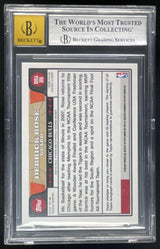 2008 Topps Draft Day Autographs #DDA-DR Derrick Rose Auto /100 BGS 8.5
