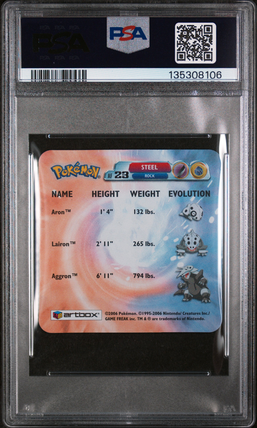 PSA 10 Aron/Lairon/Aggron