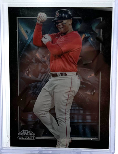 2024 Topps Chrome Black - Rafael Devers Dod-20 - Depths Of Darkness