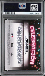 Paul Skenes 2025 Topps Chrome Update Celebracion #14 PSA 10