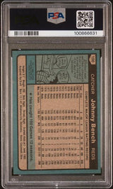 Johnny Bench 1980 Topps #100 PSA 10