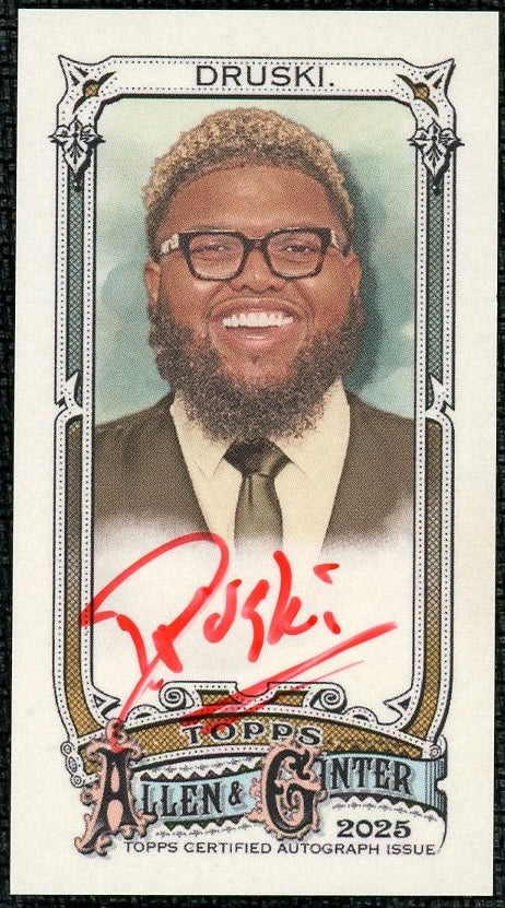 2025 Allen & Ginter Ma-Dr Druski Auto Red Ink /25