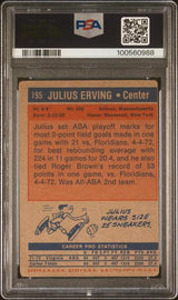 Julius Erving 1972 Topps #195 PSA 1