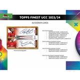 2023-24 Topps Finest Uefa Club Competitions Soccer Hobby 8 Box Case