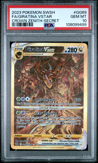 PSA 10 Fa/Giratina Vstar Crown Zenith-Secret