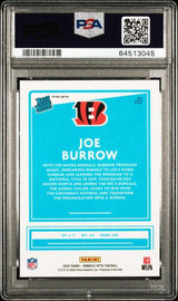 Joe Burrow 2020 Panini Donruss Optic Red Mojo #151 PSA 10