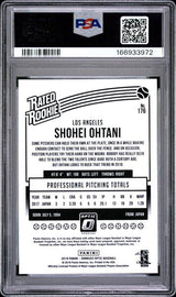 Shohei Ohtani 2018 Panini Donruss Optic #176 PSA 10