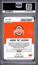 Lamar "Bo" Jackson 2025 Panini Instant Nil College Football Autograph-Water 8/10 #LBJA PSA 10