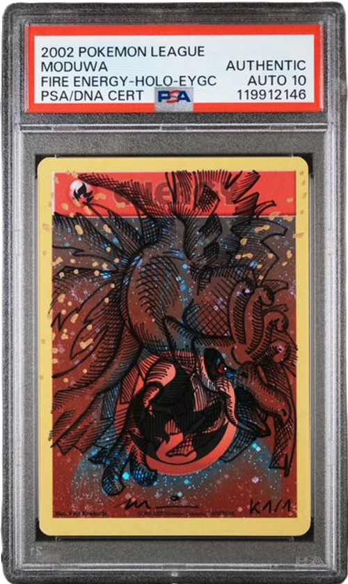 PSA Auto 10 Moduwa Ho-Oh Fire Energy-Holo