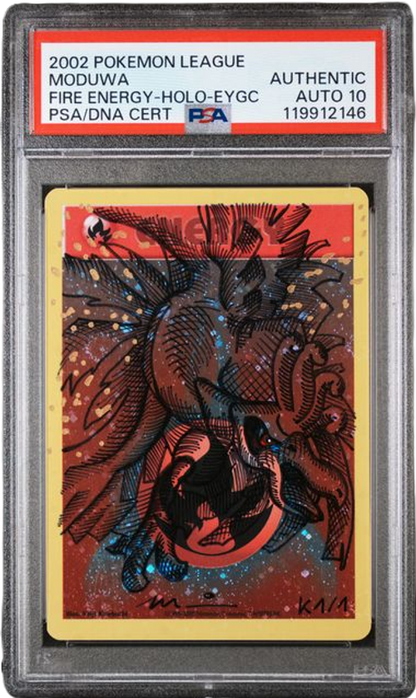 PSA Auto 10 Moduwa Ho-Oh Fire Energy-Holo