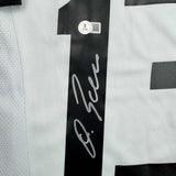 Framed Autographed/Signed Michael Ballack 35x39 Germany White Soccer World Cup Jersey Beckett BAS COA
