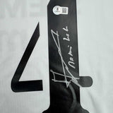 Framed Autographed/Signed Claude Makelele 35x39 Real Madrid White Soccer Jersey Beckett BAS COA
