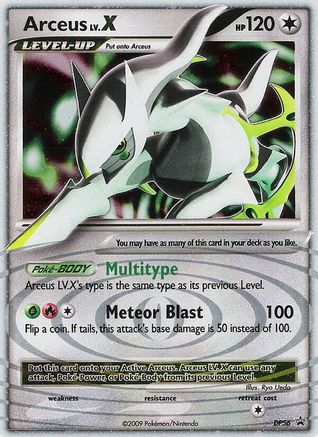Arceus Lv.X (Dp56/56) - Diamond And Pearl Promos Holofoil