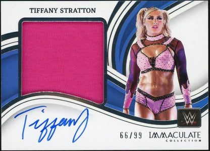 2023 Immaculate Wwe Pm-Tst Tiffany Stratton Premium Relic Auto /99