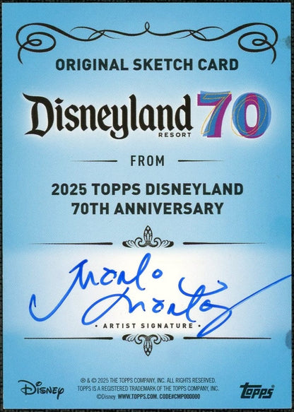 Topps 2025 Disneyland 70Th The Tropical Hideaway Sketch