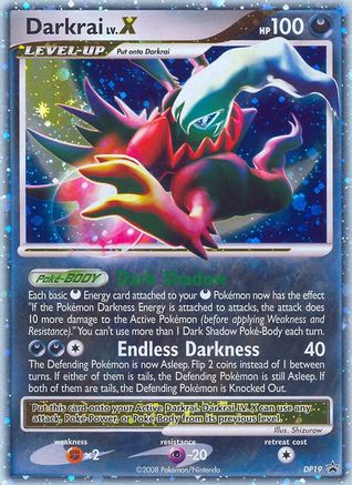 Darkrai Lv.X (Dp19/56) - Diamond And Pearl Promos Holofoil
