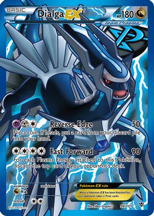 Dialga Ex (Team Plasma) (Full Art) (99/101) - Plasma Blast Holofoil