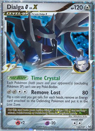 Dialga G Lv.X (122/127) - Platinum Holofoil