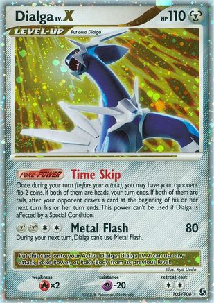 Dialga Lv.X (105/106) - Great Encounters Holofoil