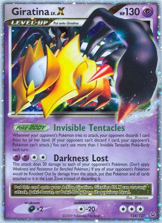 Giratina Lv.X (124/127) - Platinum Holofoil