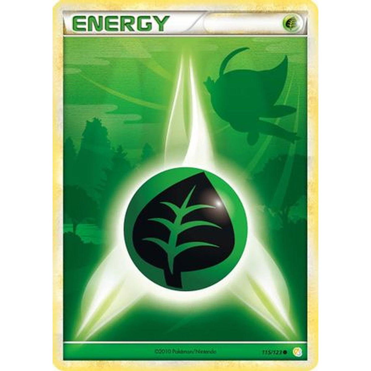 Grass Energy 115 [Heartgold Soulsilver] - Reverse Holofoil