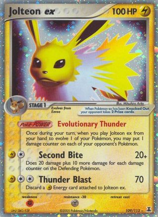 Jolteon Ex (109/113) - Delta Species Holofoil
