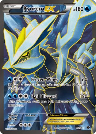 Kyurem Ex (Full Art) (96/99) - Next Destinies Holofoil