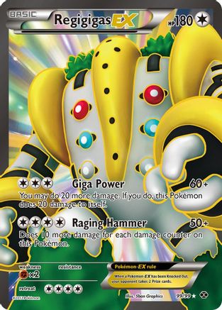 Regigigas Ex (Full Art) (99/99) - Next Destinies Holofoil