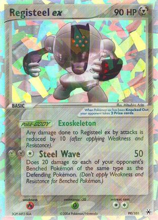 Registeel Ex (99/101) - Hidden Legends Holofoil