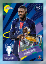 2025/26 Topps UEFA Club Competitions Chrome Soccer Hobby 12 Box Case