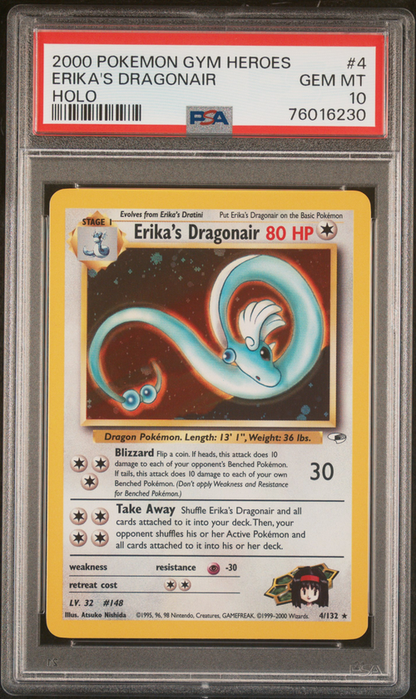 PSA 10 Erika's Dragonair Holo