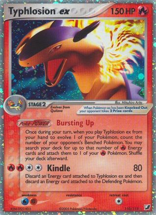 Typhlosion Ex (110/115) - Unseen Forces Holofoil