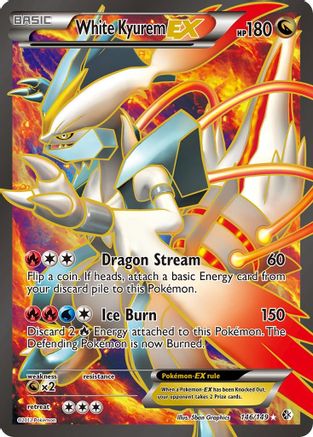 White Kyurem Ex (Full Art) (146/149) - Boundaries Crossed Holofoil