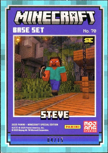 2025 Panini Minecraft #70 Steve /15