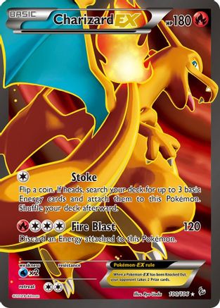 Charizard Ex (Full Art) (100/106) - Xy Flashfire Holofoil